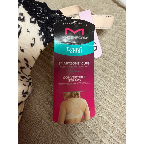 NWT Maidenform Comfort Devotion Full Coverage Underwire T Shirt Bra Leopard 36D - Picture 7 of 7